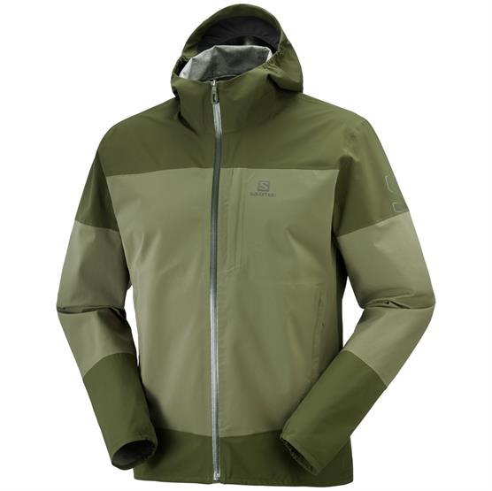 Salomon Outrack 2.5L Jacket Mens, Olive Night / F orest Salomon Outrack 2.5L Jacket Mens, Olive Night / F orest