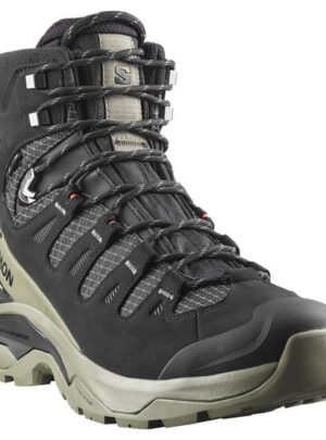 Salomon Quest 5 GTX Mens, Black / Deep Lichen Green