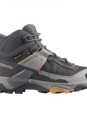 Salomon X Ultra 5 Mid GTX Kvinder / Damer, nine iron/gull-36 2/3 / UK 4 - Vandrestøvler