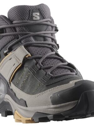 Salomon X Ultra 5 Mid GTX Womens, Iron / Gull