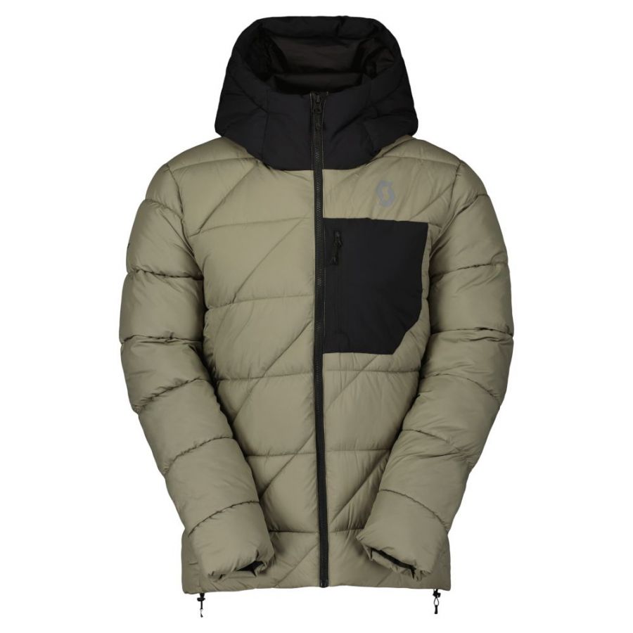 Scott Insuloft Warm, fiberdunjakke, herre, beige/sort Scott Insuloft Warm, fiberdunjakke, herre, beige/sort