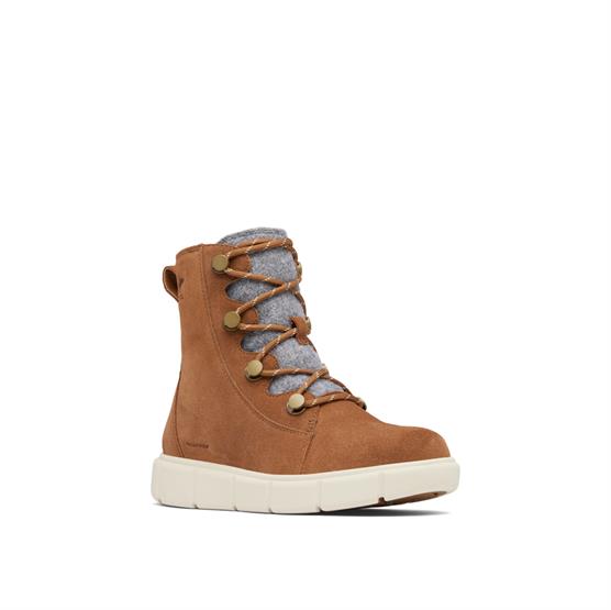 Sorel Explorer III Joan WP Womens, Velvet Tan / Chalk Sorel Explorer III Joan WP Womens, Velvet Tan / Chalk