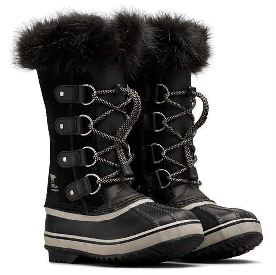 Sorel Youth Joan of Arctic WP, Black / Dove Sorel Youth Joan of Arctic WP, Black / Dove