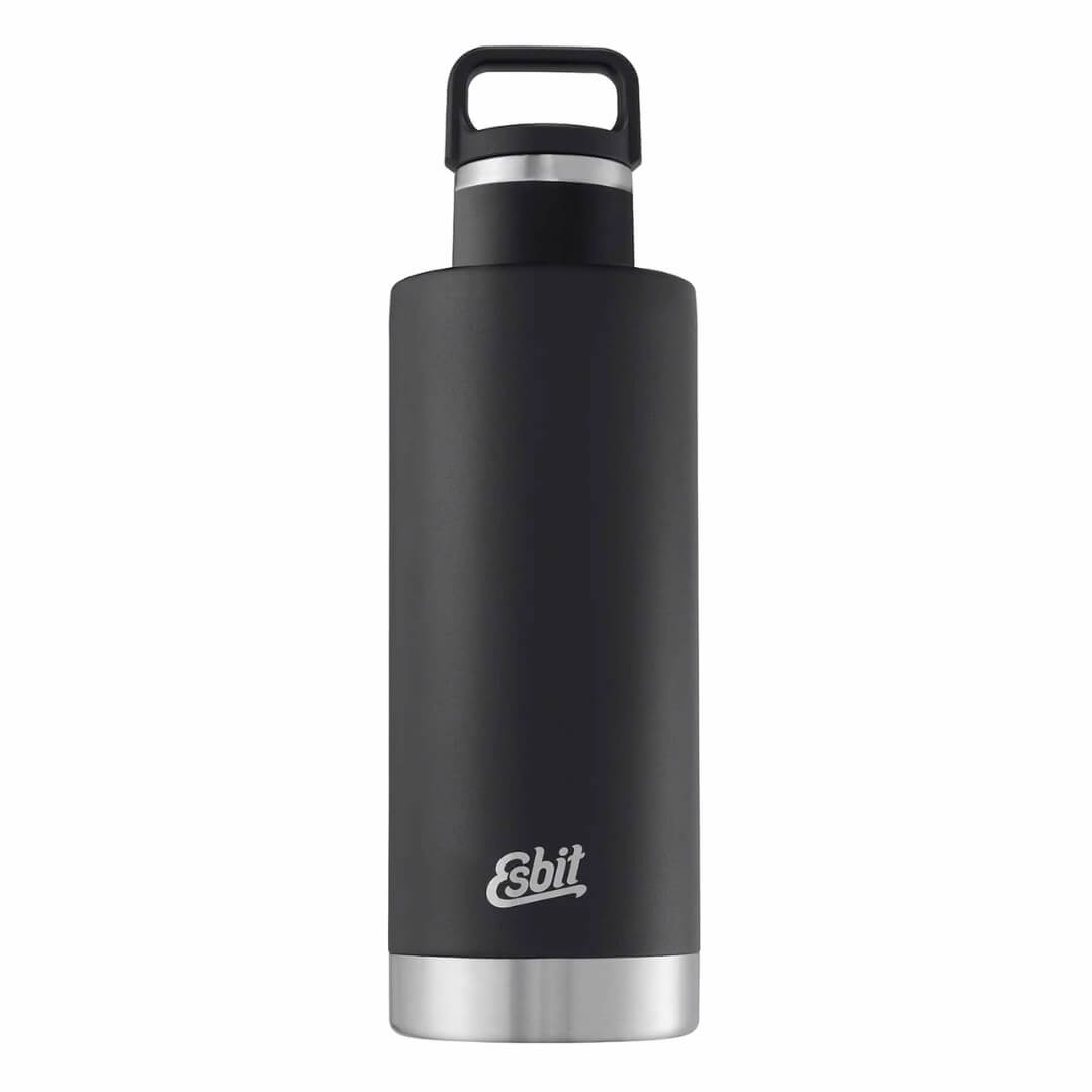 Termoflaske - Esbit Sculptor Stainless Steel Vacuum Flask - 1L - Sort Termoflaske - Esbit Sculptor Stainless Steel Vacuum Flask - 1L - Sort