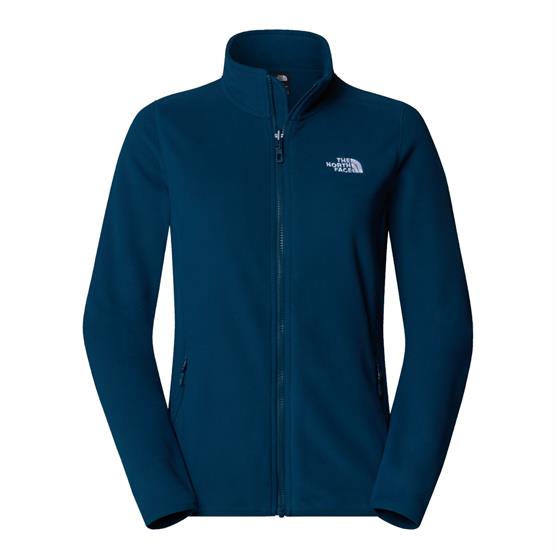 The North Face Womens 100 Glacier FZ, Midnight Petrol The North Face Womens 100 Glacier FZ, Midnight Petrol