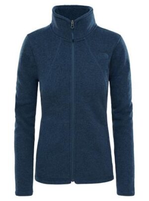 The North Face Womens Crescent Full Zip, Ink Blue Heather