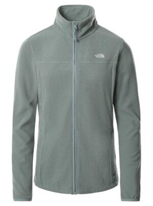 The North Face Womens Homesafe Full Zip Fleece, Silver Blue