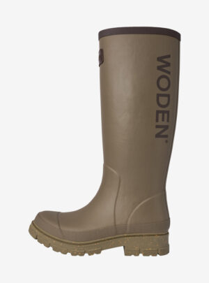 Woden - Le Waterproof gummistøvler til damer (Olive) - 37