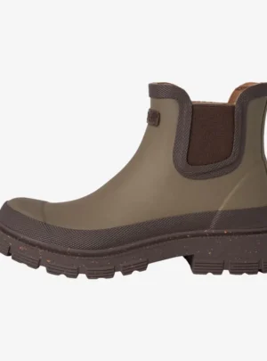 Woden - Liv Waterproof gummistøvler til damer (Olive) - 37