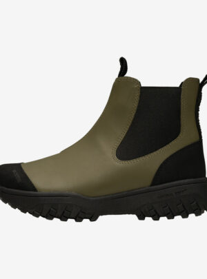 Woden - Magda Track Warm Waterproof II gummistøvler til damer (Olive) - 37