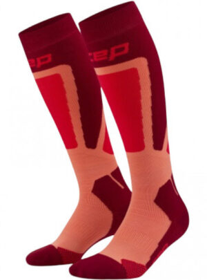 CEP Ski Thermo Socks Tall 4.0, skistrømper, herre, rød