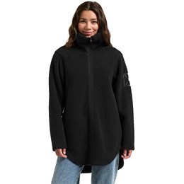 Didriksons Umi Full-Zip Dame 34 Sort Fleece