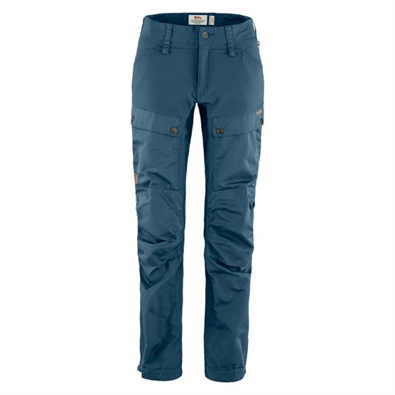 Fjällräven Keb Trousers Curved Womens, Indigo Blue Fjällräven Keb Trousers Curved Womens, Indigo Blue