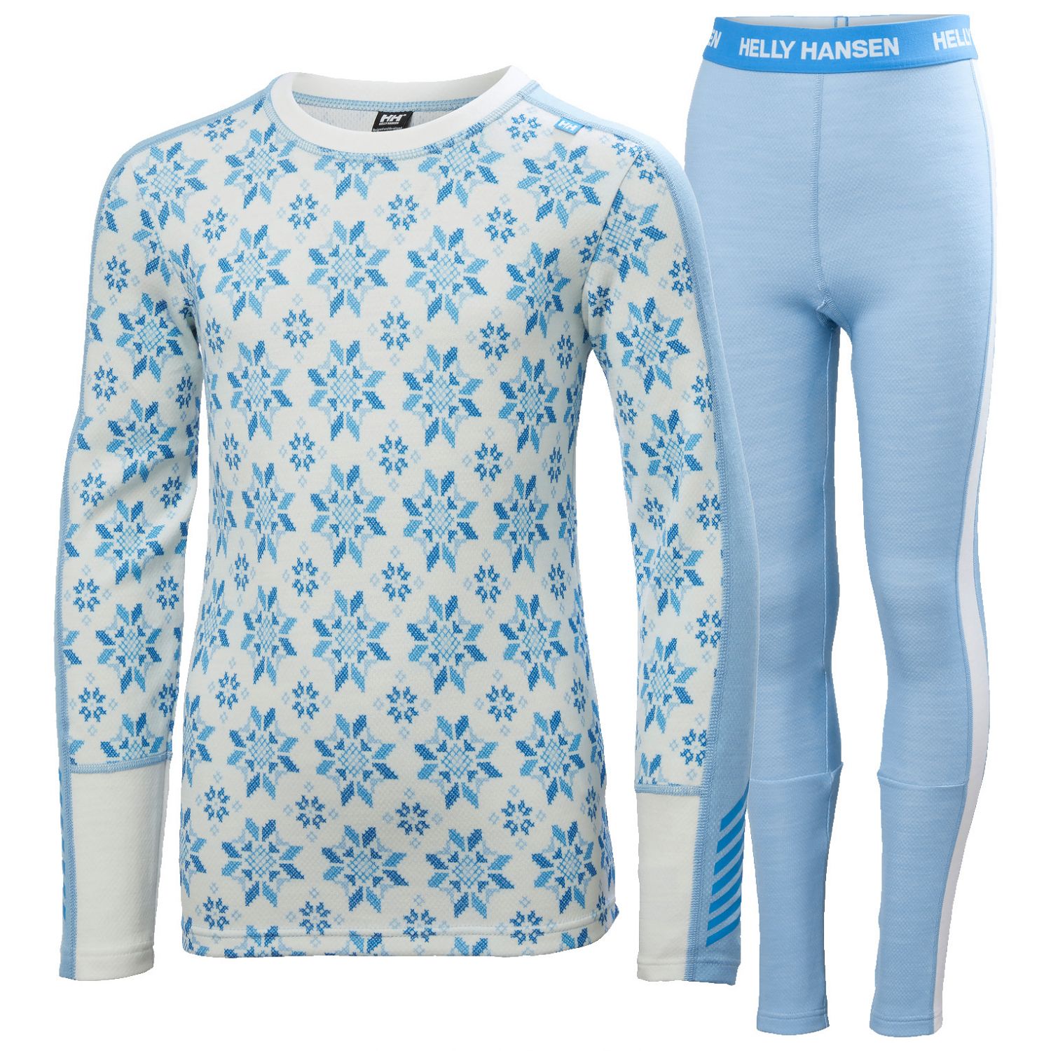 Helly Hansen Graphic Lifa Merino, sæt, junior, lyseblå Helly Hansen Graphic Lifa Merino, sæt, junior, lyseblå