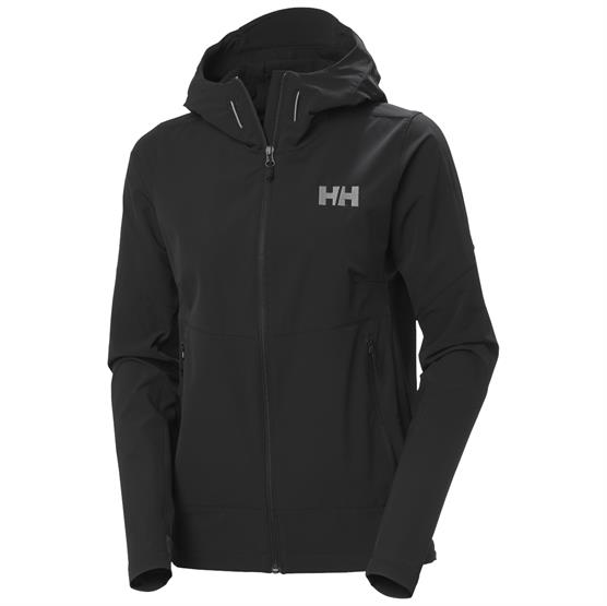 Helly Hansen Womens Blaze Softshell Hooded, Black Helly Hansen Womens Blaze Softshell Hooded, Black