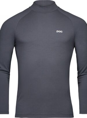 POC Layer Merino Mock Neck Jersey, skiundertrøje, herre, mørkegrå