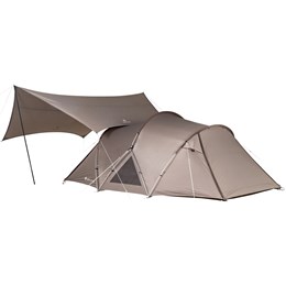 Snow Peak Land Nest Medium Tent & Tarp Set, 4-Personers Telt + Tarp 3-4 personer