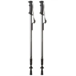 Trekmates Walker Lock Pole (par) Asphalt - Vandrestave