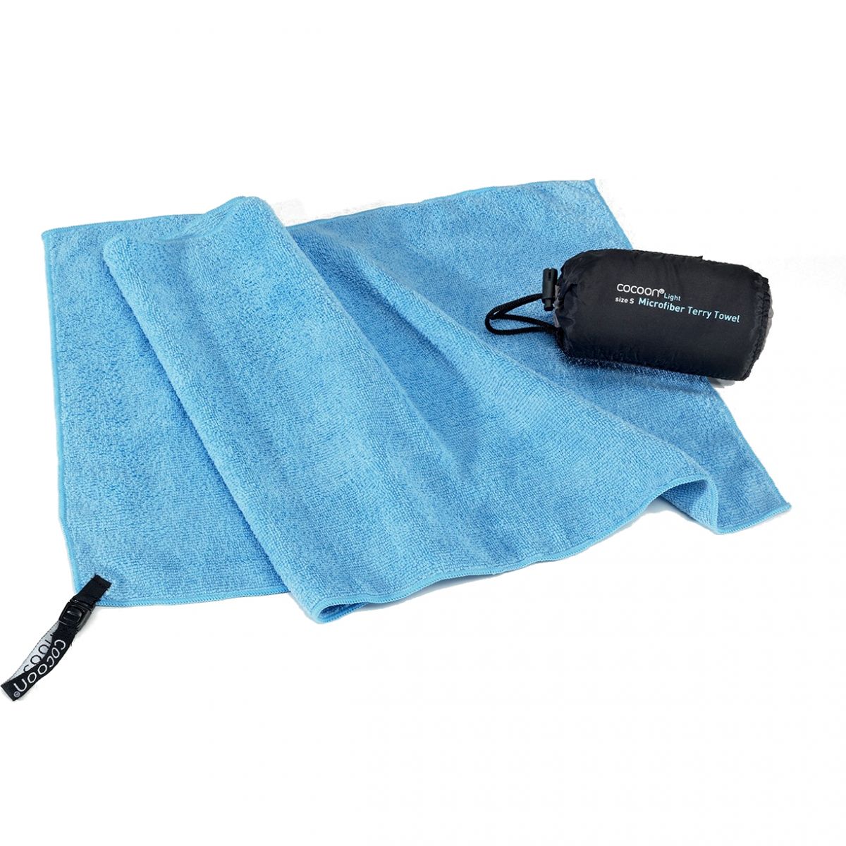 Cocoon Terry Towel Light,120x60cm, Microfiber Håndklæde, light blue Cocoon Terry Towel Light,120x60cm, Microfiber Håndklæde, light blue