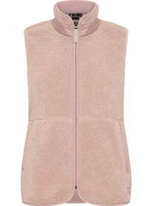 Didriksons Siv, fleecevest, dame, vintage pink