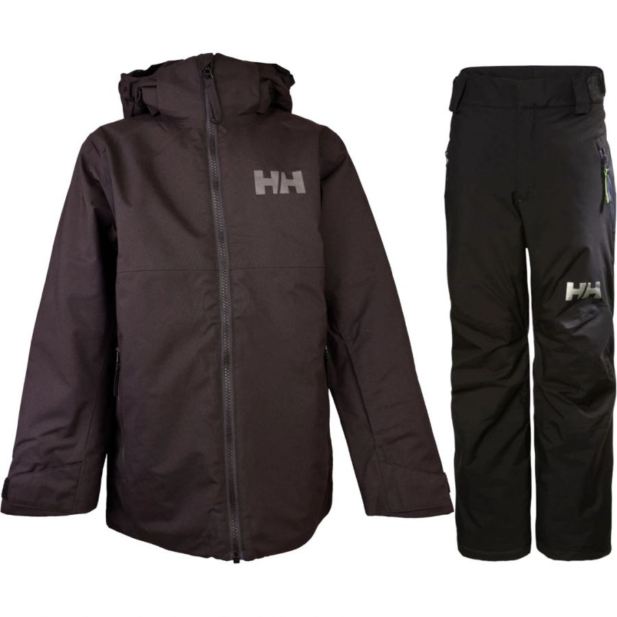 Helly Hansen Legendary/Traverse skisæt, junior, sort Helly Hansen Legendary/Traverse skisæt, junior, sort