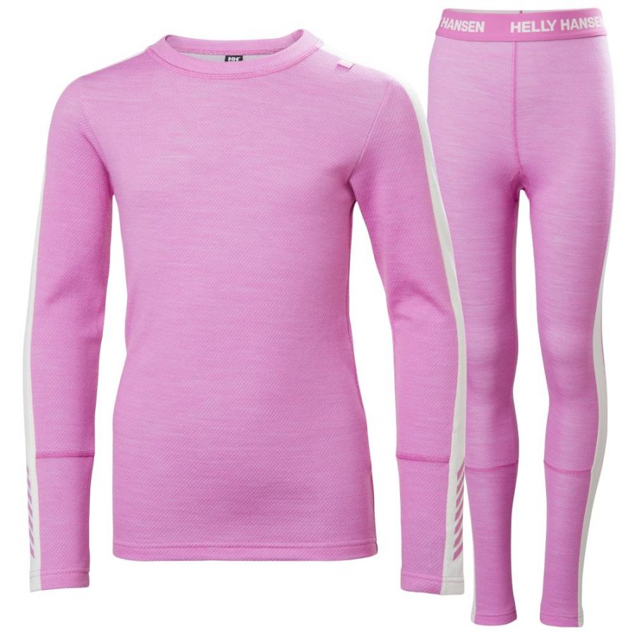 Helly Hansen Lifa Merino Midweight, sæt, junior, pink Helly Hansen Lifa Merino Midweight, sæt, junior, pink