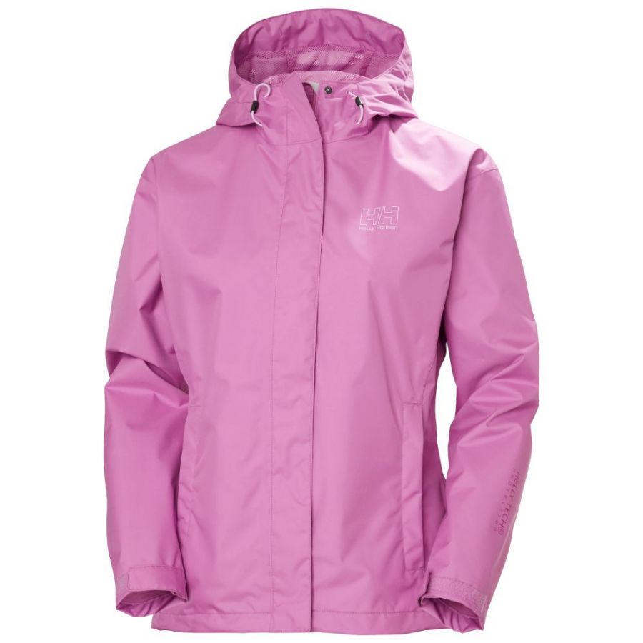 Helly Hansen Seven J, regnjakke, dame, pink Helly Hansen Seven J, regnjakke, dame, pink