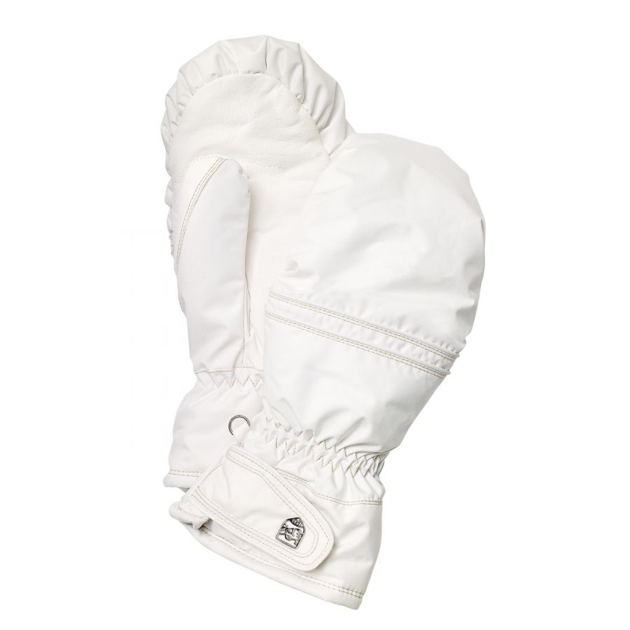Hestra Primaloft Leather skiluffer, dame, hvid Hestra Primaloft Leather skiluffer, dame, hvid