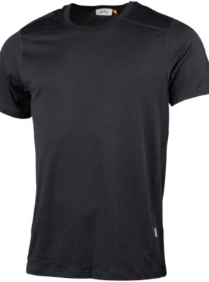 Lundhags Gimmer Merino Lt Ms Tee, mellemlag, herre, sort