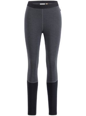 Lundhags Prime Merino Long John W, skiunderbukser, dame, grå/sort