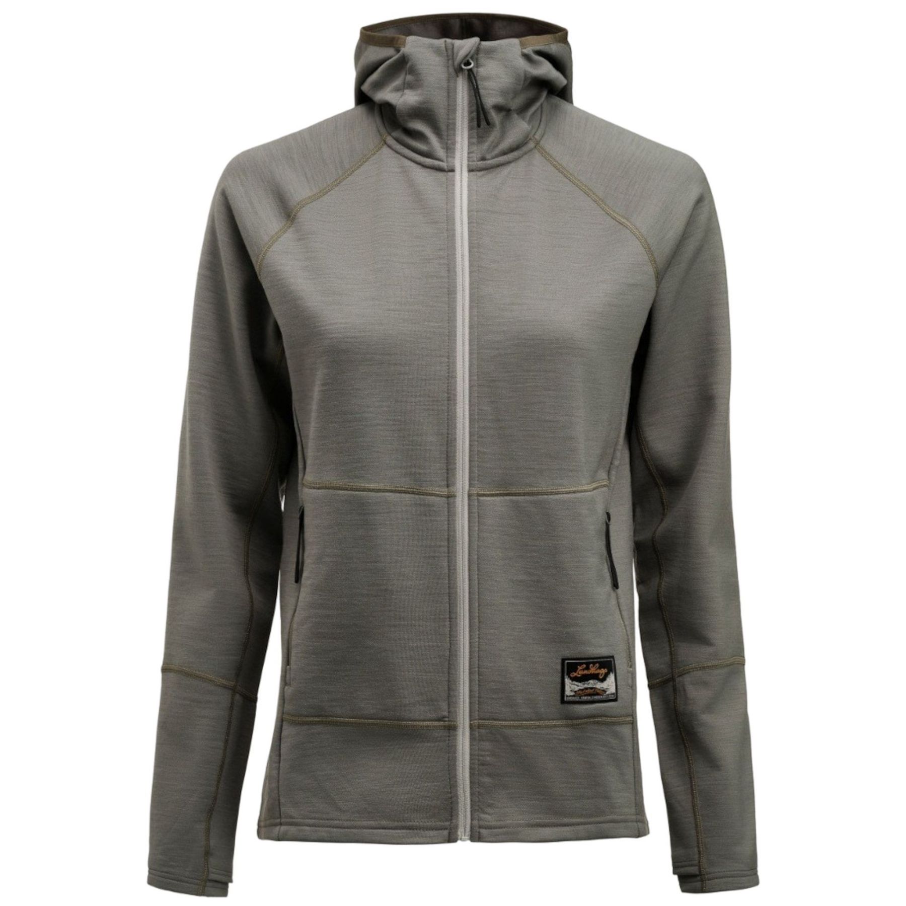 Lundhags Tived Merino Hoodie W, mellemlag, dame, grøn Lundhags Tived Merino Hoodie W, mellemlag, dame, grøn