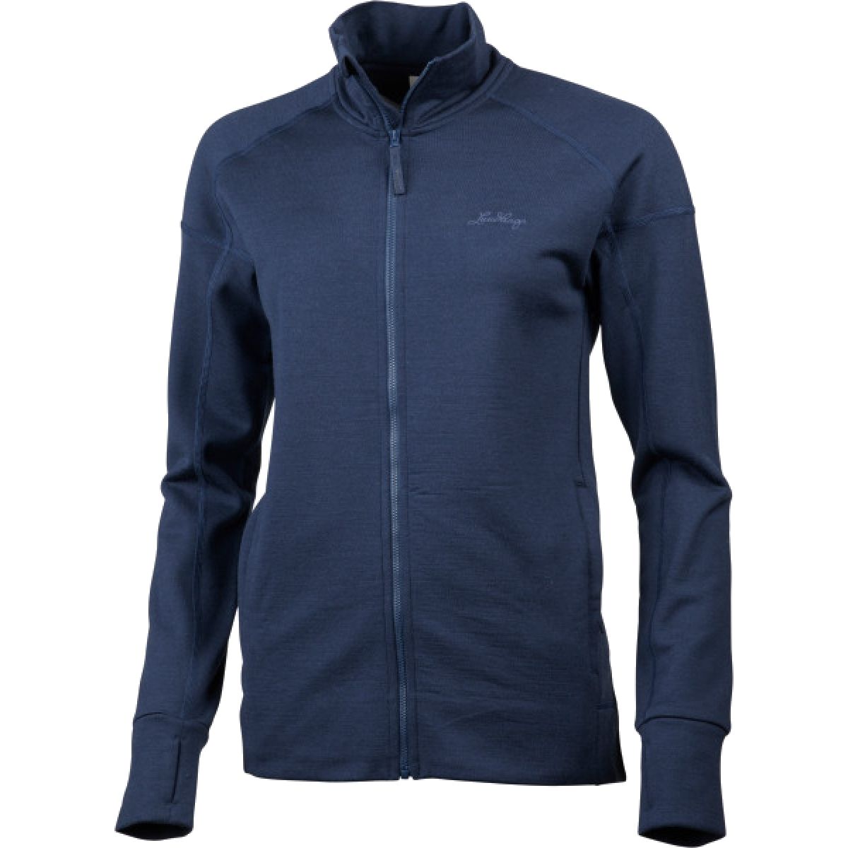 Lundhags Ullto Merino Ws Full Zip, mellemlag, dame, blå Lundhags Ullto Merino Ws Full Zip, mellemlag, dame, blå