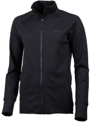 Lundhags Ullto Merino Ws Full Zip, mellemlag, dame, sort