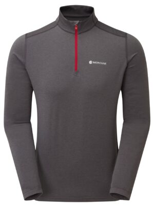 Montane Dart Thermo Zip Neck, herre, grå