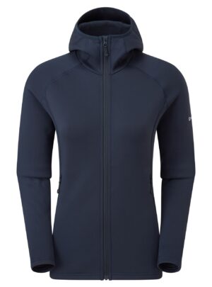 Montane F Fury Hoodie, fleecetrøje, dame, blå