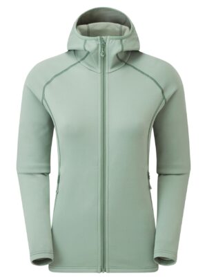 Montane F Fury Hoodie, fleecetrøje, dame, grøn