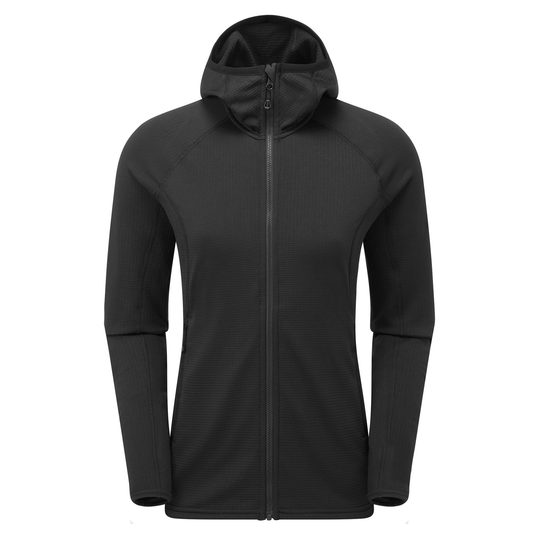 Montane F Protium Hoodie, fleece, dame, sort Montane F Protium Hoodie, fleece, dame, sort