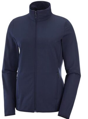 Salomon Outrack Full Zip Midlayer Womens, Night Sky