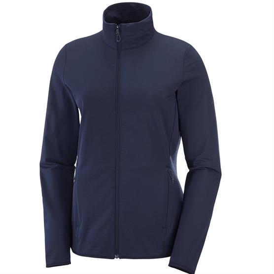 Salomon Outrack Full Zip Midlayer Womens, Night Sky Salomon Outrack Full Zip Midlayer Womens, Night Sky