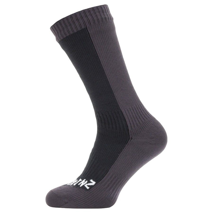 Sealskinz Starston, strømper, sort/grå Sealskinz Starston, strømper, sort/grå
