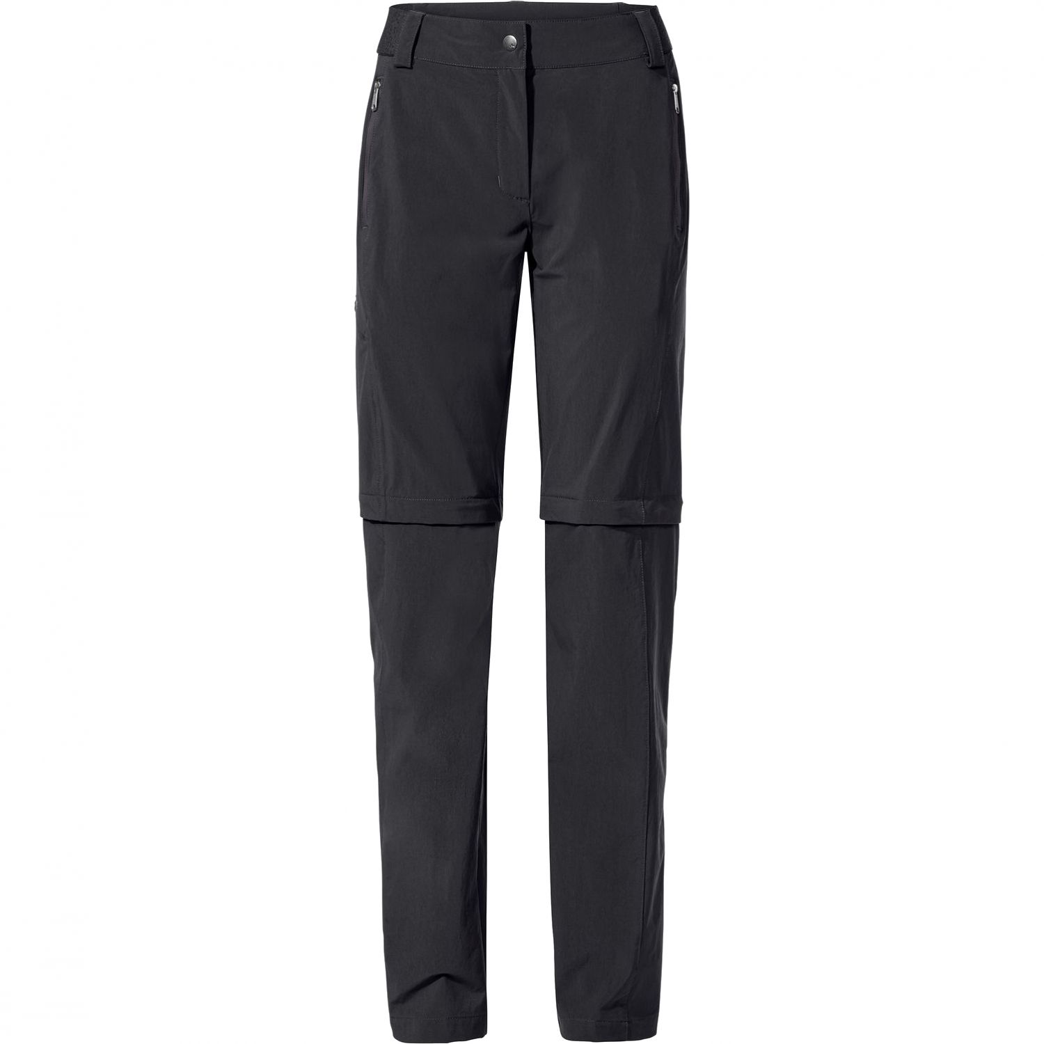 Vaude Farley Stretch ZO T-Zip Pants II, vandrebukser, dame, sort Vaude Farley Stretch ZO T-Zip Pants II, vandrebukser, dame, sort