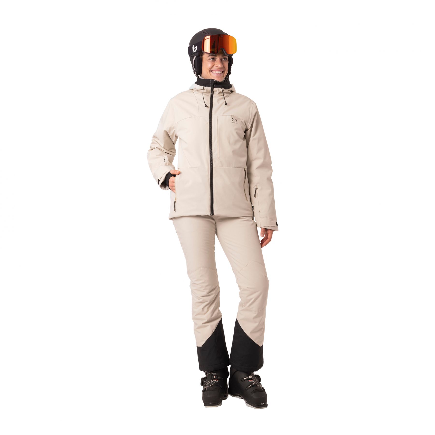 2117 of Sweden Humla, skijakke, dame, beige 2117 of Sweden Humla, skijakke, dame, beige