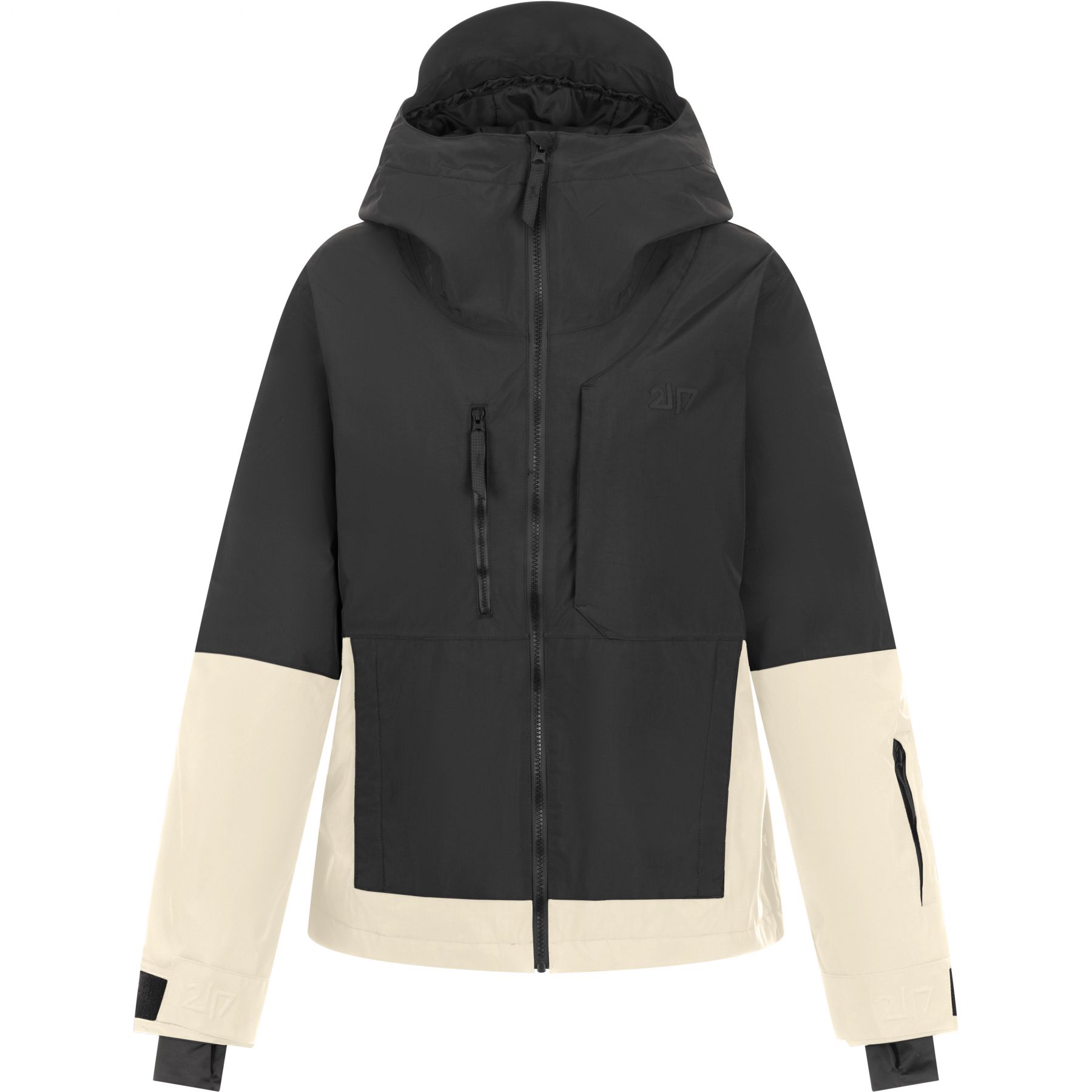 2117 of Sweden Norrdal, skijakke, dame, beige/sort 2117 of Sweden Norrdal, skijakke, dame, beige/sort