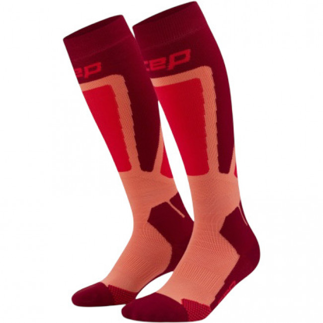 CEP Ski Thermo Socks Tall 4.0, skistrømper, herre, rød CEP Ski Thermo Socks Tall 4.0, skistrømper, herre, rød