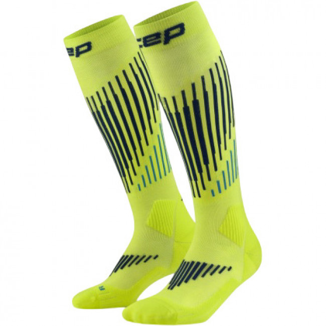 CEP Ski Touring Merino Socks Tall 3.0, skistrømper, herre, gul CEP Ski Touring Merino Socks Tall 3.0, skistrømper, herre, gul