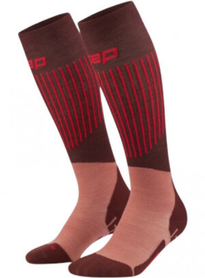 CEP Ski Ultralight Socks Tall 3.0, skistrømper, herre, brun