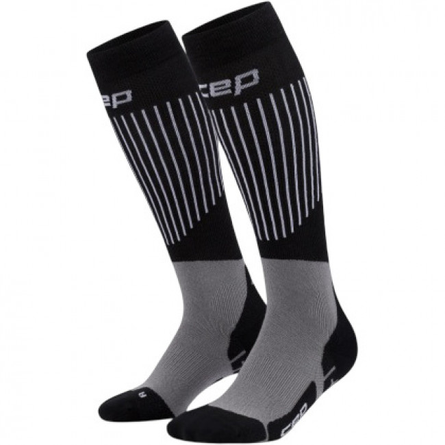 CEP Ski Ultralight Socks Tall 3.0, skistrømper, herre, grå CEP Ski Ultralight Socks Tall 3.0, skistrømper, herre, grå