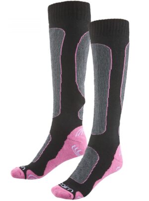 Cairn Spirit, skistrømper, sort/pink