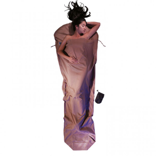 Cocoon MummyLiner,100% Egypt. Cotton, khaki Cocoon MummyLiner,100% Egypt. Cotton, khaki
