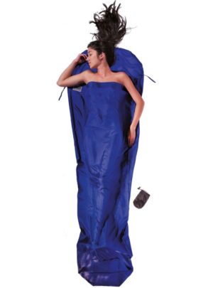 Cocoon MummyLiner,100% Silk, ultramarine blue